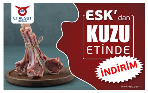 ET VE SÜT KURUMUNDAN KUZU ETİNDE İNDİRİM Gündem Et ve Süt Kurumu