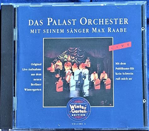 Das Palast Orchester mit seinem Sänger Max Raabe Live CD Berlin