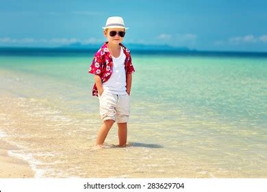 Kids Fashion Beach Photos, Images and Pictures