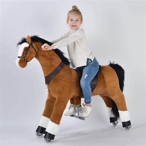 Ufree Action Pony Large Mechanical Horse Toy Ride On Bounce Up And