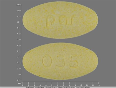 Yellow Oblong Pill