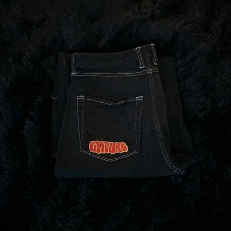 Black Baggy Empyre Jeans 34 X 32 Wide Leg With Depop