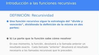 Funciones Recursivas En C PPT