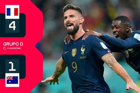 Fran A Sai Atr S Mas Goleia Austr Lia Dois Gols De Giroud