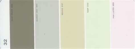 Martha Stewart Paint 5 Color Palette Card 32 Martha Stewart Paint