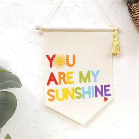 Cartel De Pared Con Texto En Ingl S You Are My Sunshine Co Meses