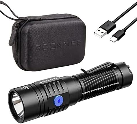 Soonfire Lampe De Poche Led Rechargeable E De Lumens Ultra