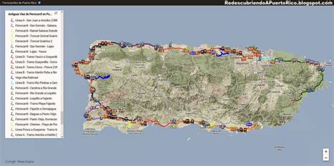 Puerto Rico Rail Map