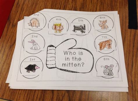 A Spoonful Of Learning The Mitten And Mlk Freebies Winter