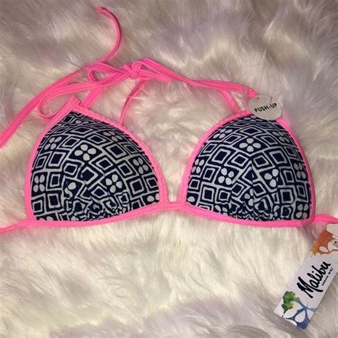 Malibu Swim Nwt Malibu Dream Girl Bikini Top Poshmark