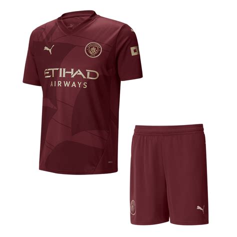 Conjunto Manchester City 2024 25 Tercera Equipación Hombre Camiseta