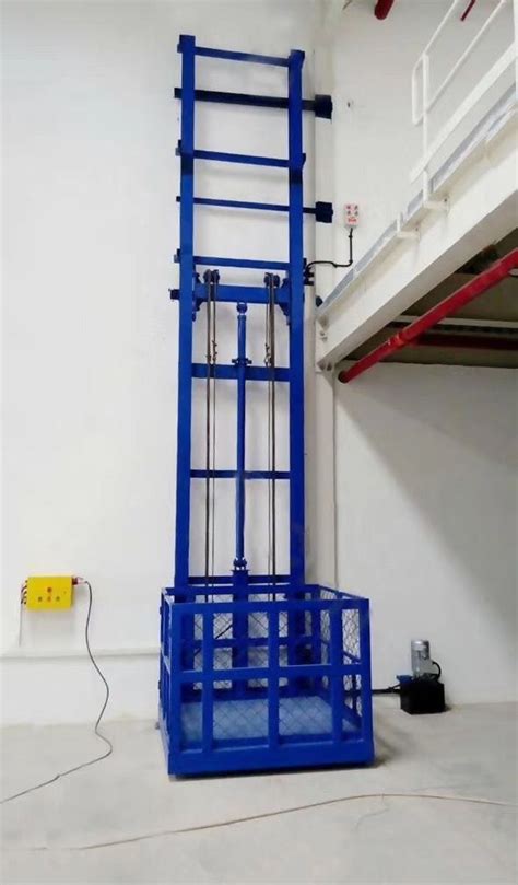 [Hot Item] Warehouse Wall Mounted Goods Lift Guide Rail Hydraulic Small Cargo Lift Platform ...