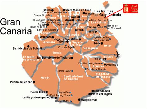 Las Palmas Map - Spain