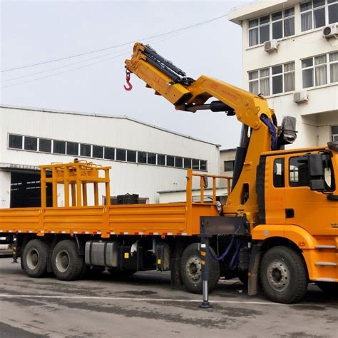 Ton Hydraulic Remote Control Folding Knuckle Boom Truck Machine