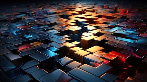 Premium Photo | Abstract digital puzzle pieces fitting together to ...