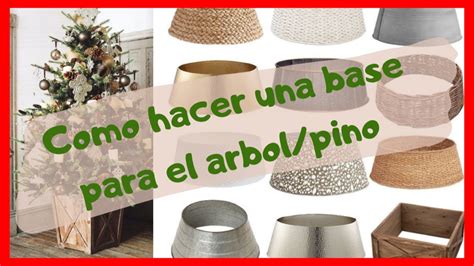 Cómo hacer una base para el árbol de Navidad