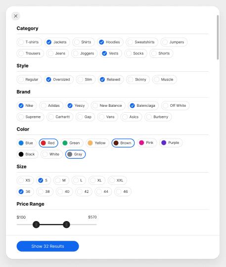 How To Handle A Filter Ui With Options By Anthony