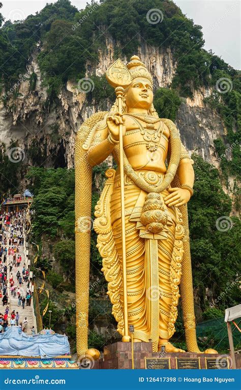 Batu Caves with the Murugan Statue in Malaysia Stock Photo - Image of ...