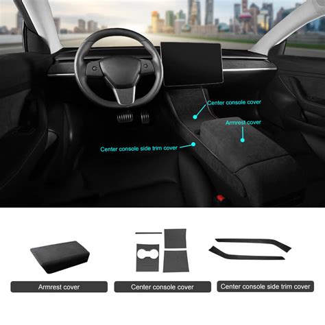 Tesla Alcantara Accesorries Teslaunch