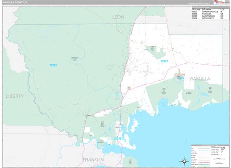 Wakulla County FL Maps