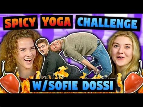 YOGA CHALLENGE WITH SPICY PEPPERS (ft. Sofie Dossi) - YouTube