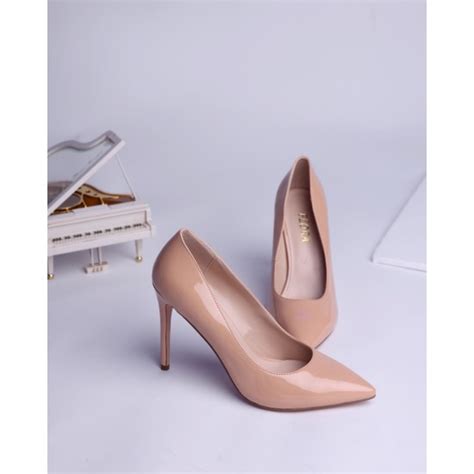 Topaz Nude Stiletto Court Shoes Shoes By Flora