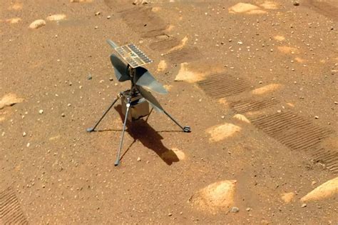 El Ingenuity El Helic Ptero Marciano De La Nasa Ha Encontrado Objetos