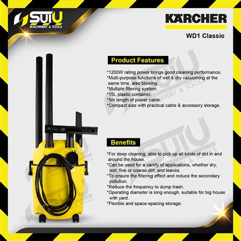 Karcher Combo K Bar High Pressure Washer Wd Classic L Wet