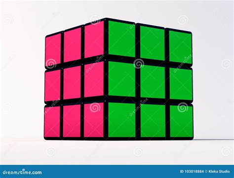 De kubus van Rubik redactionele stock afbeelding. Illustration of ...