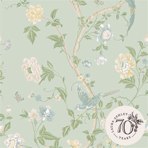 Reviews For Laura Ashley Summer Palace Eau De Nil Removable Non Woven