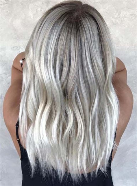 48 Stunning Ice Blonde Hair Color Shades In 2018 Ice Blonde Hair Ice Blonde Blonde Hair Color