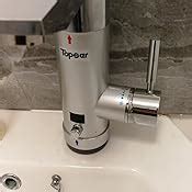 Electric Hot Water Taps Topser KA 06 Pro Adjustable Power Electric Instant Heater Kitchen Taps
