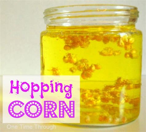 Hopping Corn Science Experiment