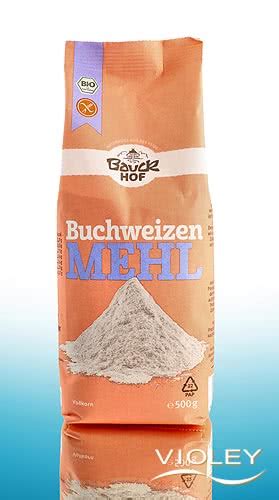 Bauckhof Buchweizenmehl Vollkorn Glutenfrei 500 G