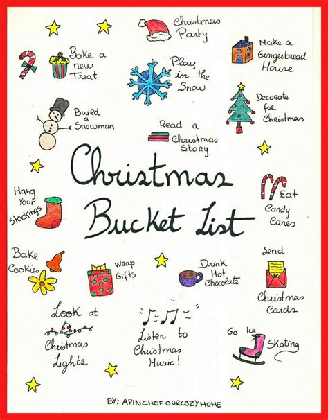 The Ultimate Christmas Bucket List