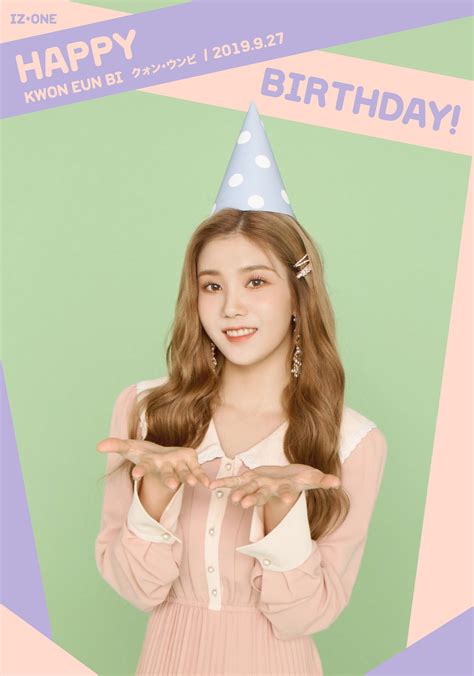 official IZONE on Twitter 은비 HAPPY BIRTHDAY TO EUNBI 맏내 토끼님 생일