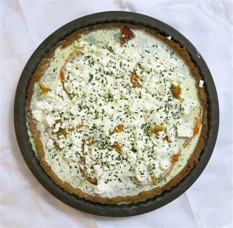 Kürbis Quiche mit Feta chefbabe at