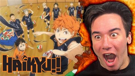 Reacting To All Haikyuu Openings For The First Time Youtube