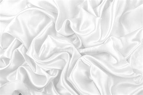 Luxurious of Smooth White Silk or Satin Fabric Texture Background Stock Photo - Image of ...