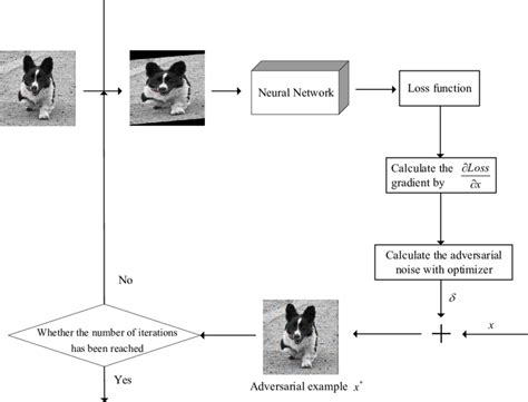 Schematic diagram of adversarial example generation based on image ...