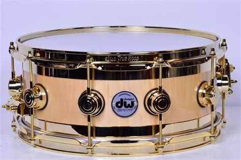 Dw Collector S Series 6x14 Edge With Gold Hardware Snare Drum Drums Snare Drum Snare