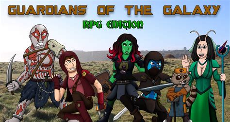 Guardians of the galaxy as RPG characters by HottubUSA on DeviantArt