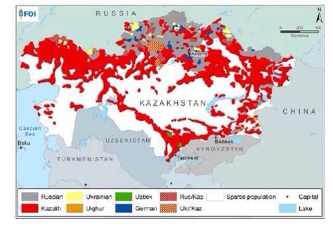 Map Kazakhstan Russia - Share Map