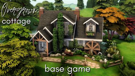 Overgrown Cottage Base Game Only The Sims Speedbuild No Cc