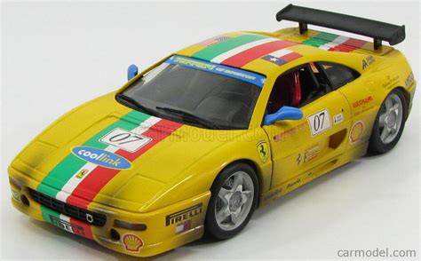 MATTEL HOT WHEELS Scale FERRARI F CHALLENGE N S EARLE YELLOW