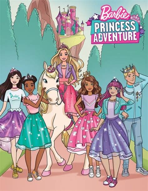 Barbie Princess Adventure (2020 movie) | Barbie princess, Barbie coloring, Barbie fairy