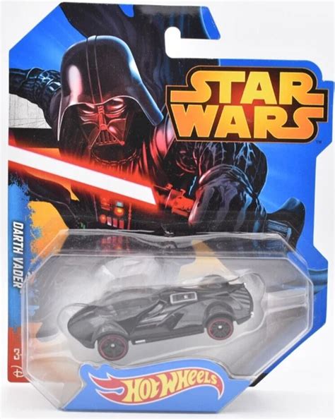 VOITURE HOT WHEELS Star Wars Dark Vador Noir Carte Internationale CGW36 EUR 11 86 PicClick FR