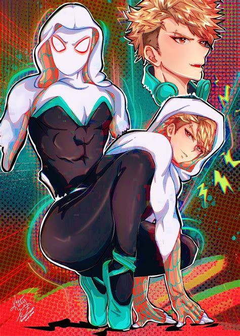 Bakugou Katsuki And Spider Gwen Boku No Hero Academia And More