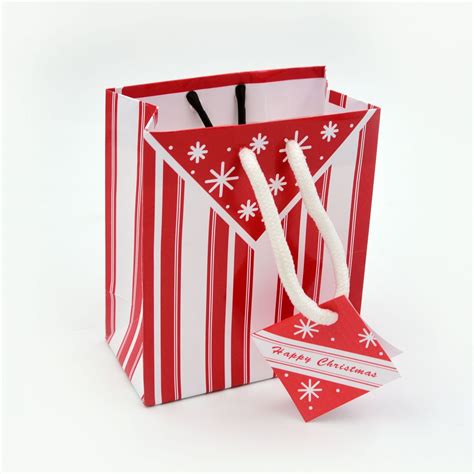 Small Christmas Gift Bags With Handles, Manufacturer China - Bavora