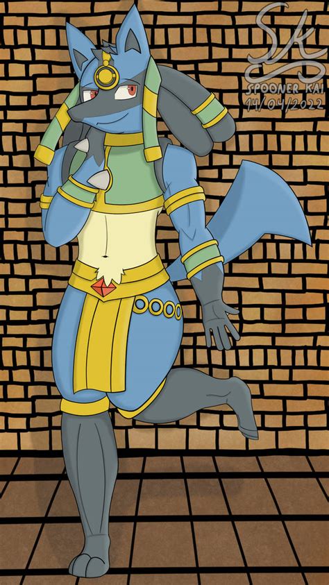 Ruins Style Lucario From Pokemon Unite By Spoonerkai On Deviantart